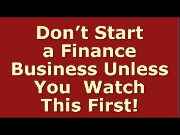 how to start a finance company